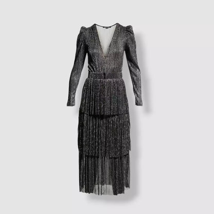 Sabina Musayev Metallic Dress