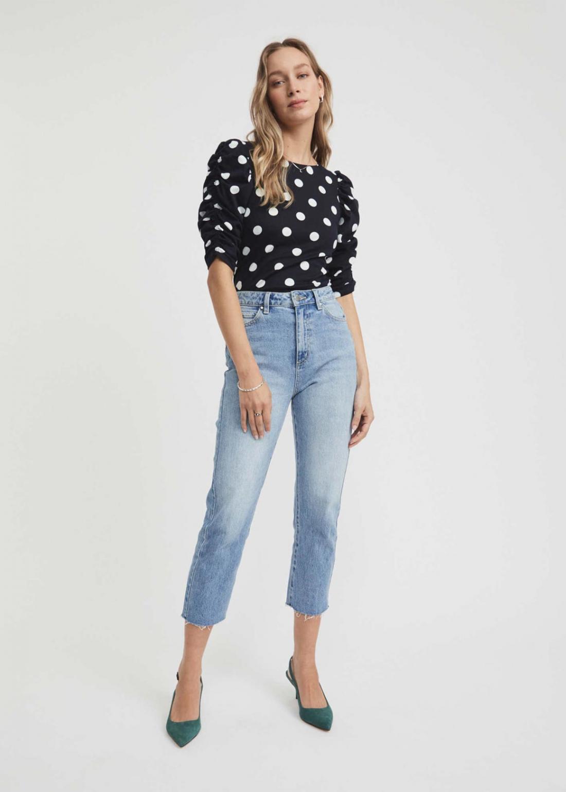 Witchery Spot Print Top