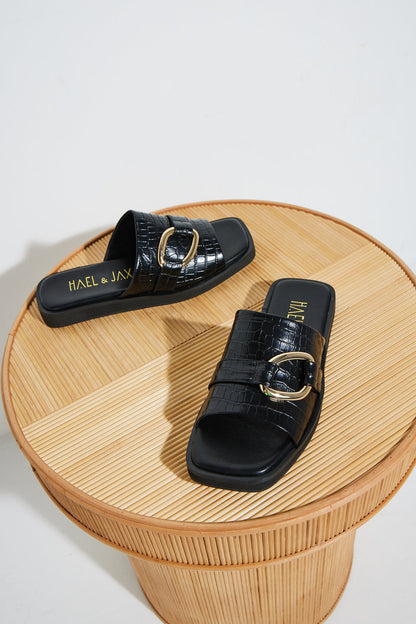 Hael &Jax Black Slides