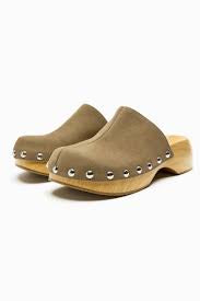 Zara Suede Clogs