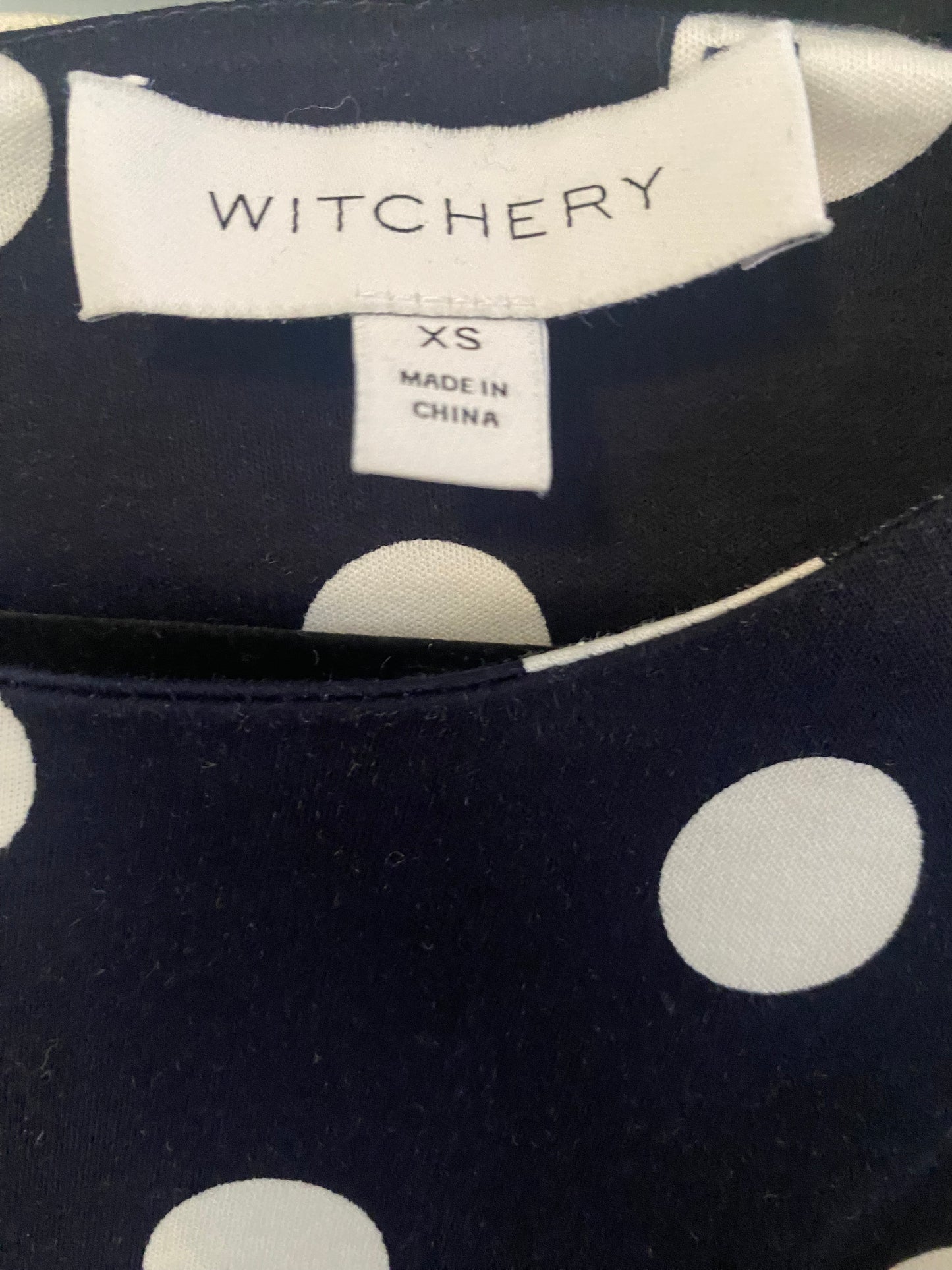 Witchery Spot Print Top