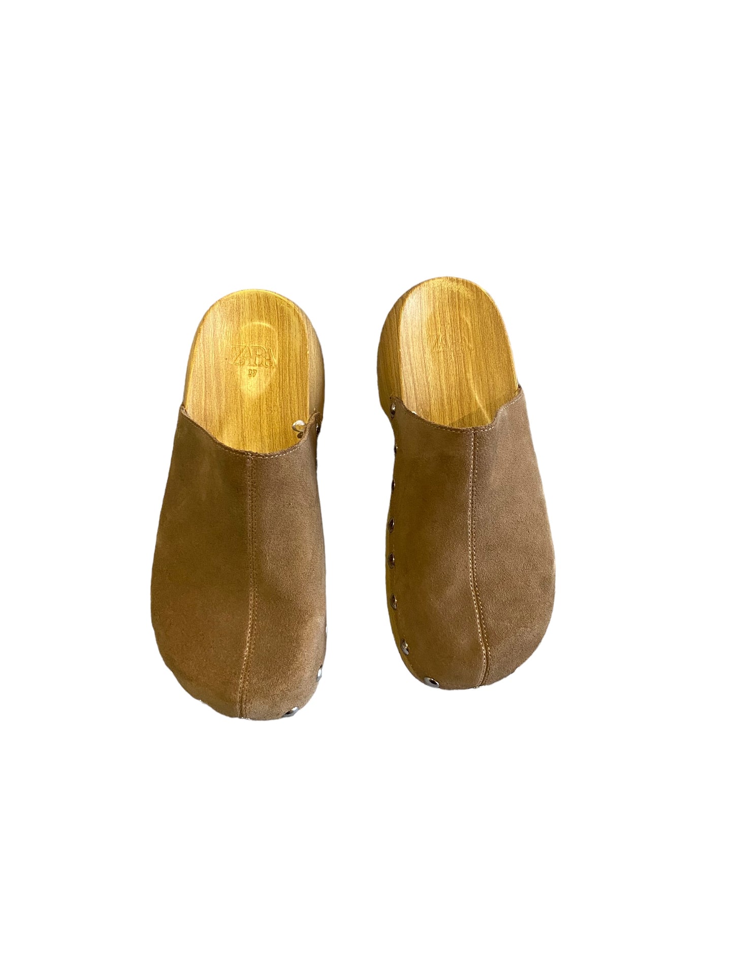 Zara Suede Clogs