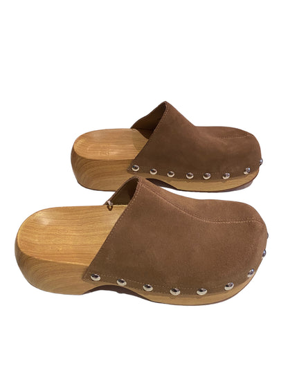 Zara Suede Clogs