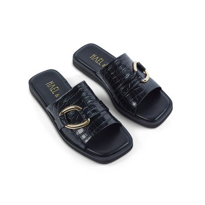 Hael &Jax Black Slides