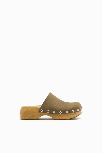 Zara Suede Clogs