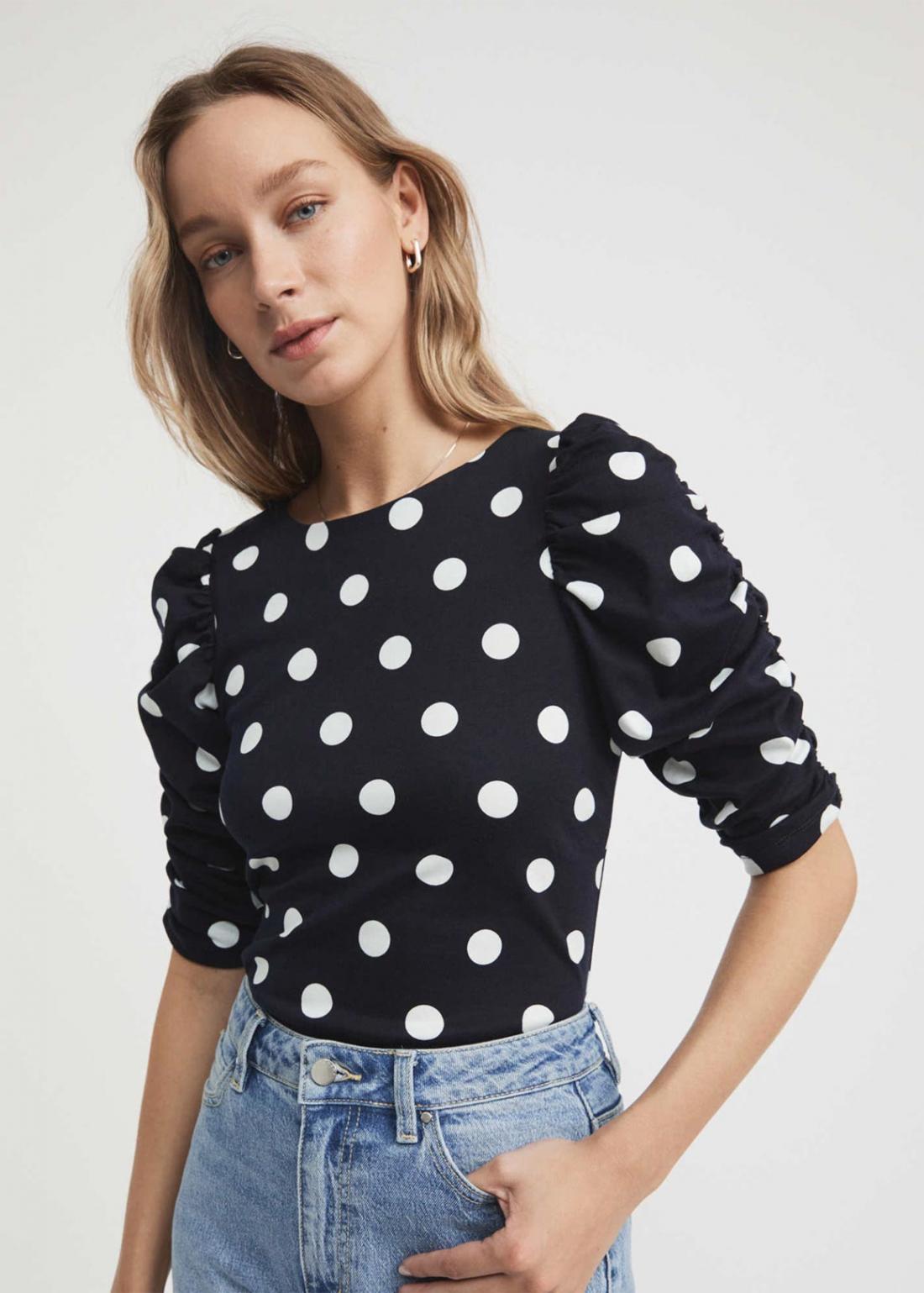 Witchery Spot Print Top