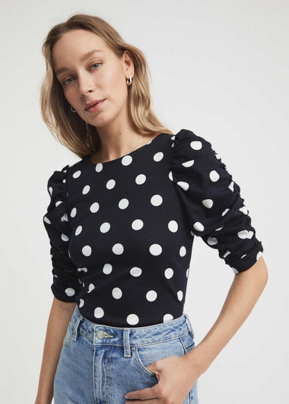 Witchery Spot Print Top